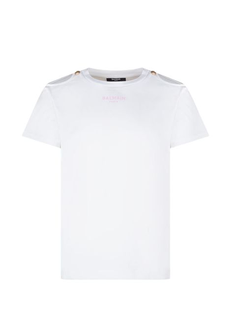 T-shirt con logo BALMAIN KIDS | BY8B51 Z3672100RS